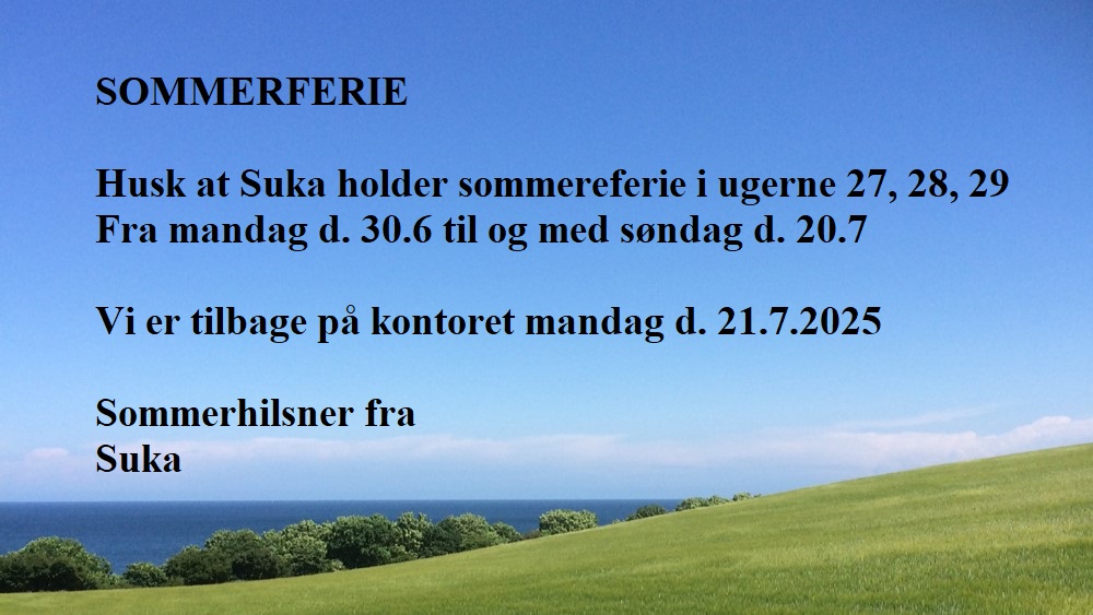 ASA Sommerferie Hilsen